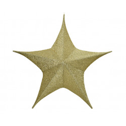 Estrella 80 cm dorada,...