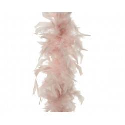 Boa plumas rosa, 150 cm