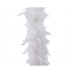 Boa plumas blanco, 184 cm