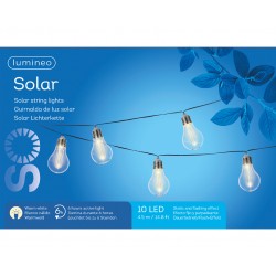 Lámparas solares de plástico