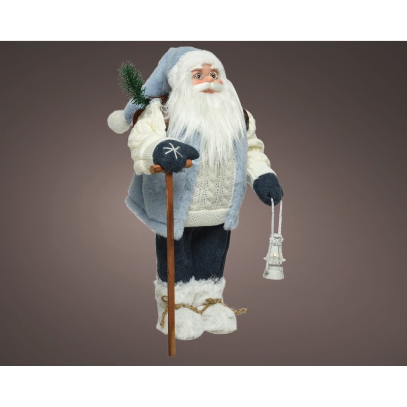 Papa Noel con mochila 30cm