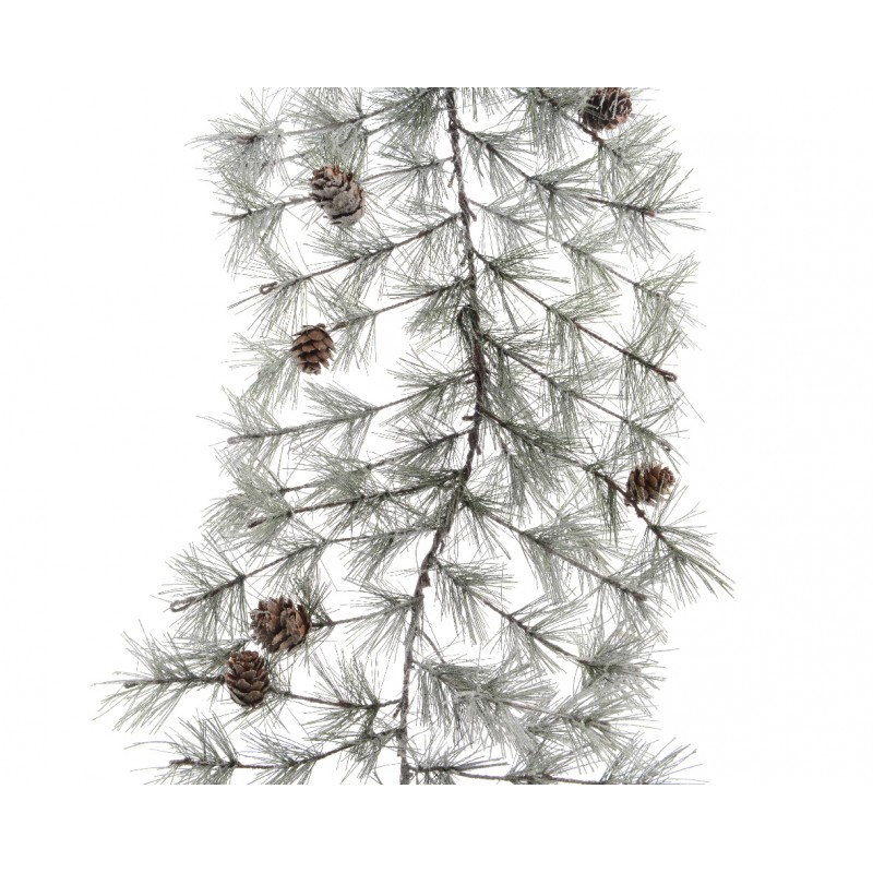 Guirnalda de pino con piñas. Ø25x270cm