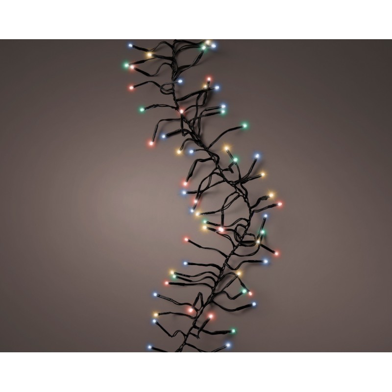 Luces cluster 1512 LED - 1400cm. Colores.