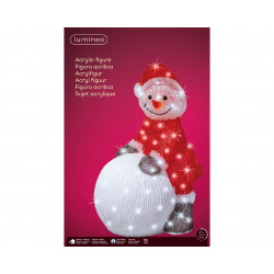 LED snowman acrylic snowman sin flash outdoor use