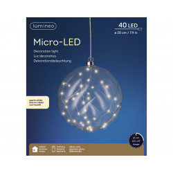 Micro LED bola uso interior a pilas
