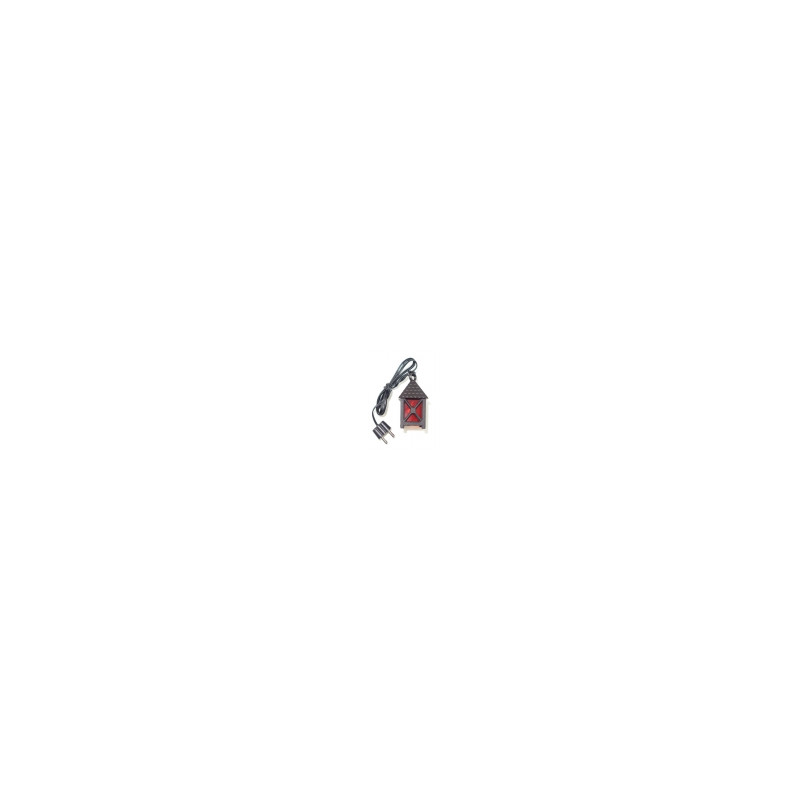 FAROL PLASTICO ROJO 3CMS C/LUZ LED 3,5V