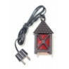 FAROL PLASTICO ROJO 3CMS C/LUZ LED 3,5V