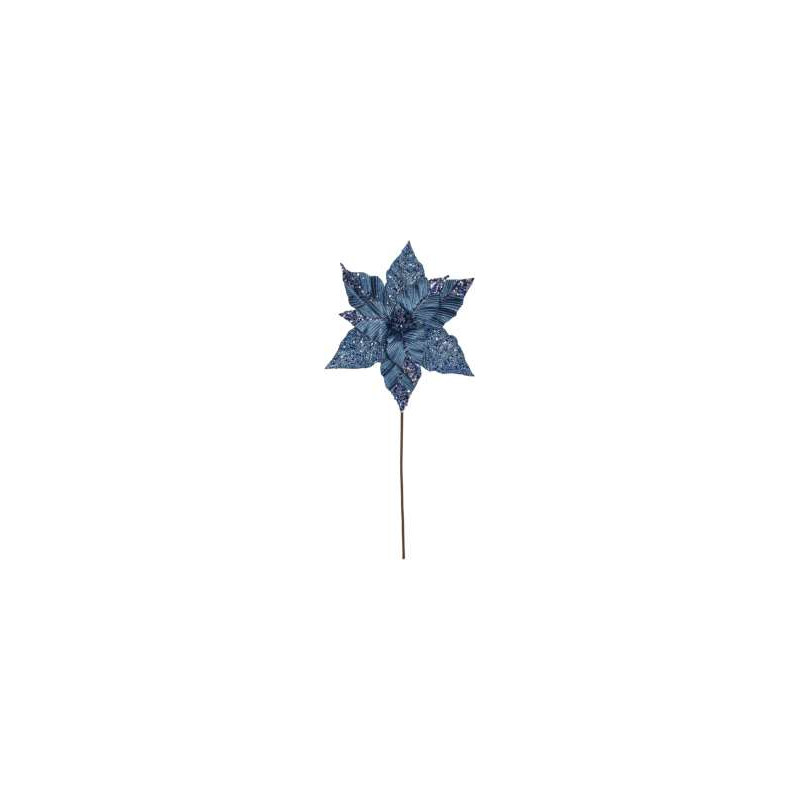 Poinsettia azul 50cm