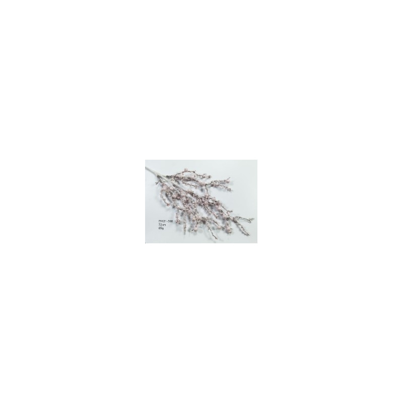 RAMITA CON PERLAS ROSAS 72cm