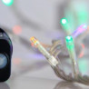 LUCES 240 LED 31V CON 8 MULTIFUNCIONES CABLE TRANSPARENTE OPAL MULTI LED IP44