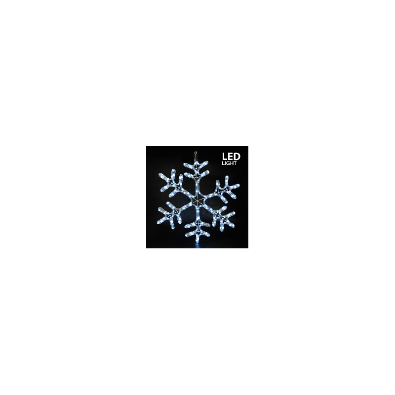 COPO DE NIEVE FLASH BLANCO LED 59x50 cm. IP44
