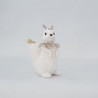 TERCIOPELO SEÑORA ARDILLA BLANCO 15x14x27cm