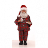 Papa Noel en pijama 46cm