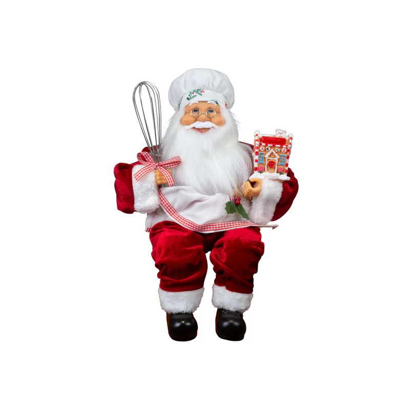 Papa Noel sentado 45cm