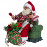 Papa Noel sentado 28cm