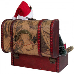 Papa Noel sentado 28cm