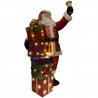 Papa Noel 152cm con luz