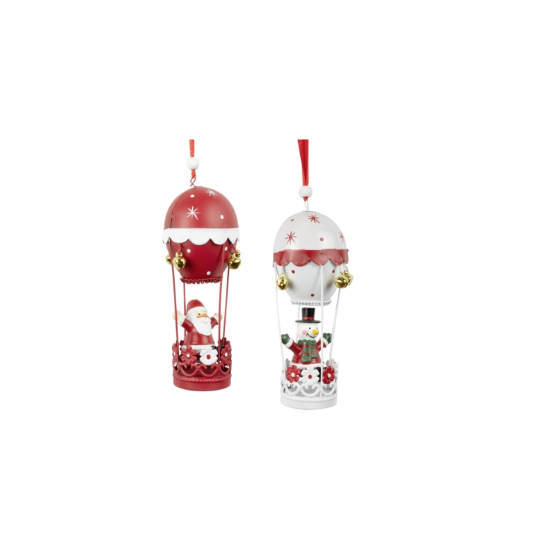 Papa noel en globo 14cm