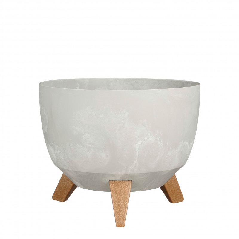 Maceta patitas Gris cemento