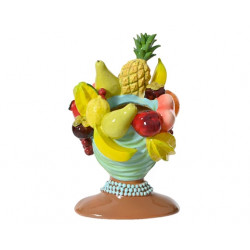 Jardinera cabeza de poliresina frutas