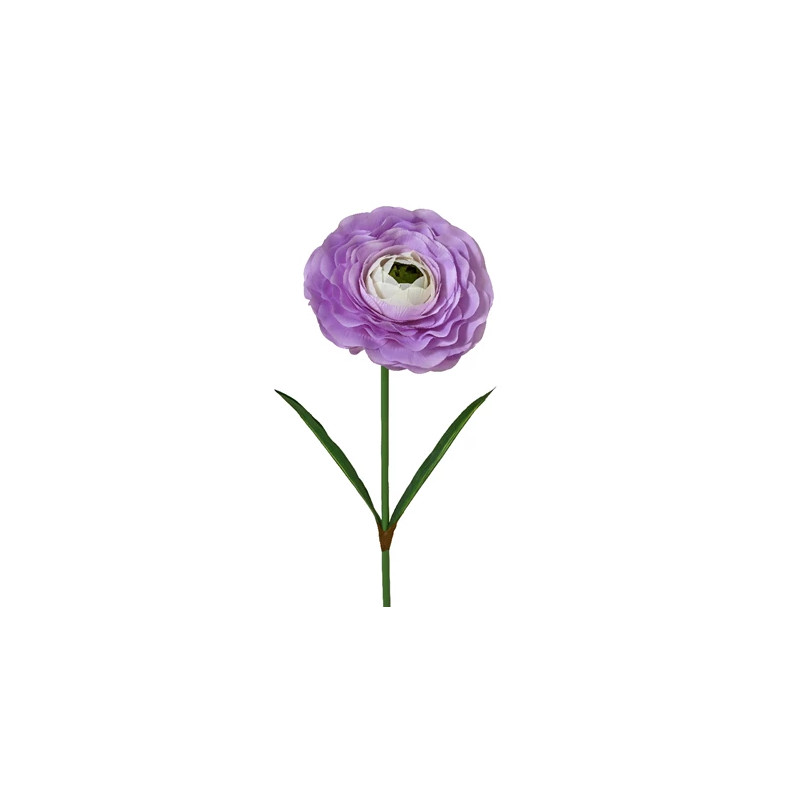 Ranunculus ranunculus en tallo de poliéster de 180 cm verde w tallo de la hoja