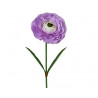 Ranunculus ranunculus en tallo de poliéster de 180 cm verde w tallo de la hoja