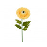 Ranunculus ranunculus en tallo de poliéster de 180 cm verde w tallo de la hoja