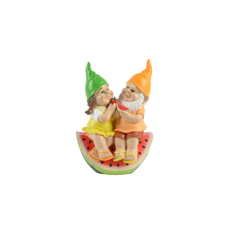 Gnome poliresina gnomo sandía mate