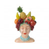 Jardinera figura de poliresina fruta