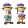 Niños poliresina niño-niña lavanda-sombrero 2 modelos