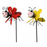 Abeja/mariquita molino de viento 2 modelos al aire libre