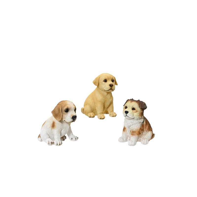 Perro de poliresina 3 modelos