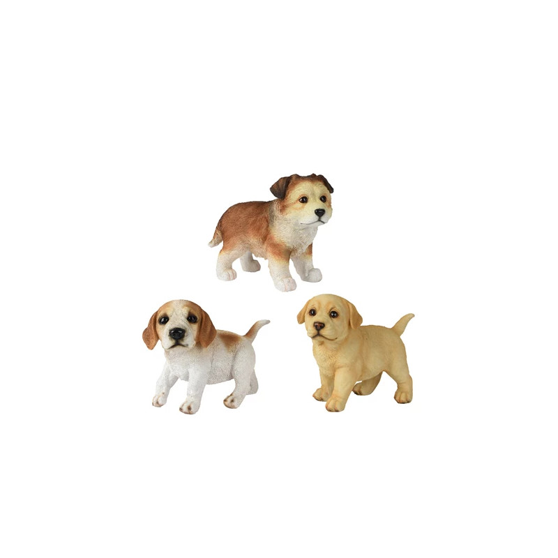 Perro de poliresina 3 modelos