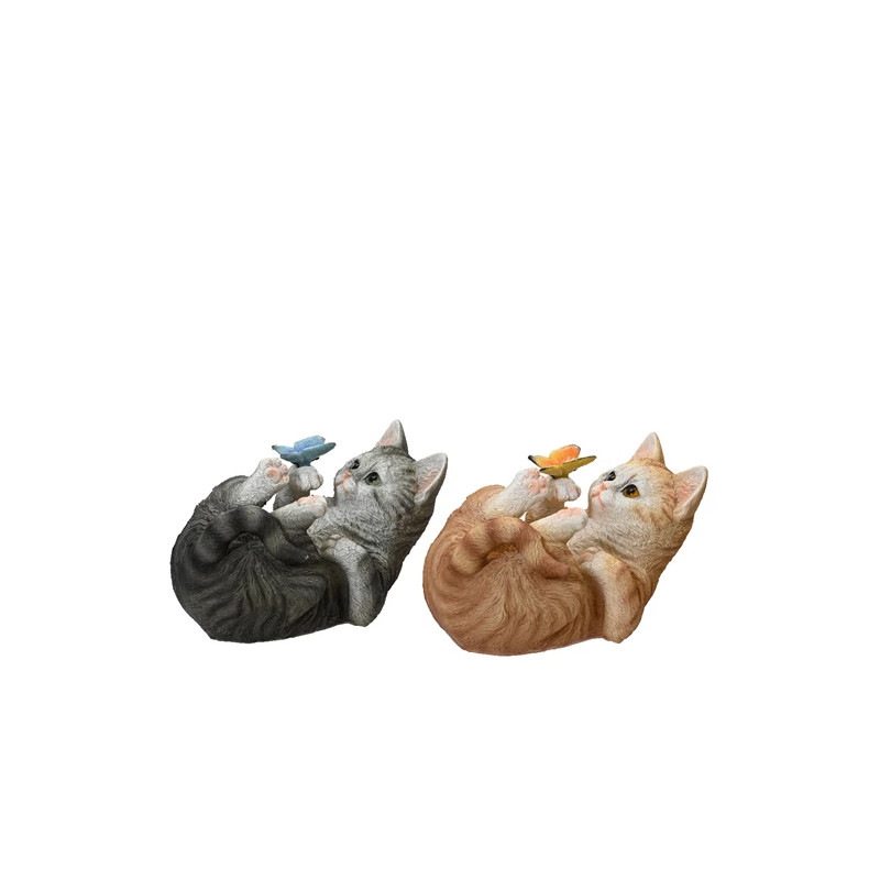 Gato poliresina 2 modelos