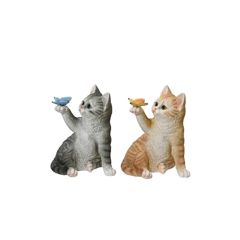 Gato poliresina 2 modelos