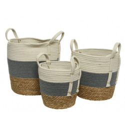 Cesta de hoja de maíz