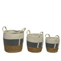 Cesta de hoja de maíz