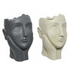 Jardinera de fibra de arcilla lady face smooth 2 modelos