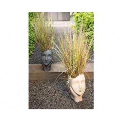 Jardinera de fibra de arcilla lady face smooth 2 modelos
