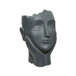Jardinera de fibra de arcilla lady face smooth 2 modelos