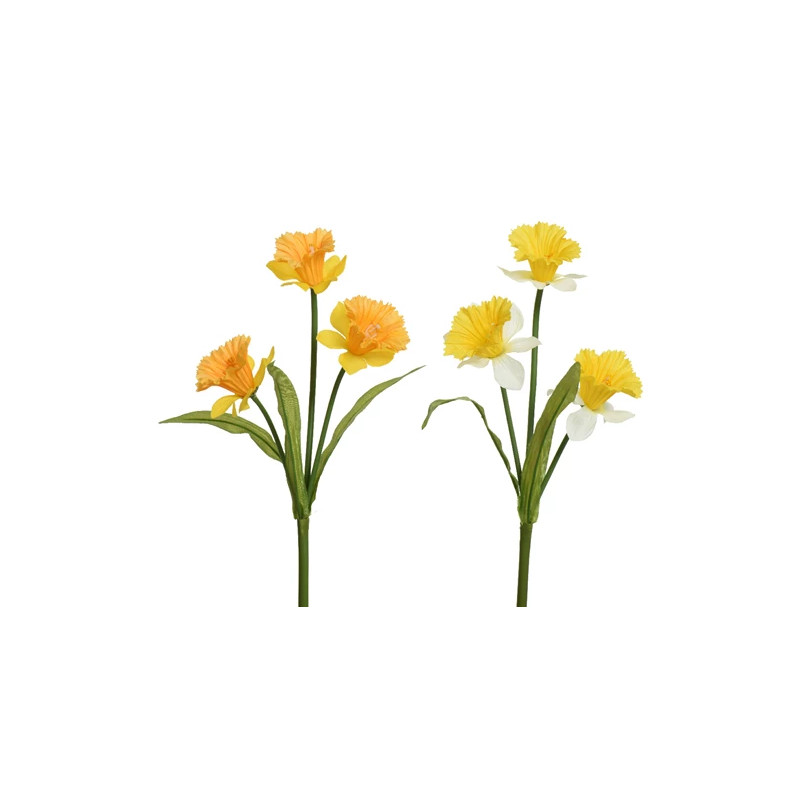 Narciso en tallo poliéster 2 modelos