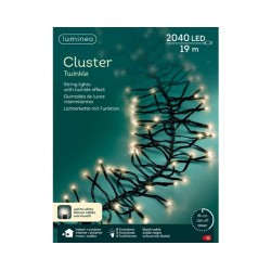 Cluster 1900 cm, LED cálido