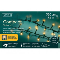 Luces compact 350 LED - 7,5 m. Luz blanco cálido clásico