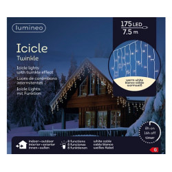 Cortina 175 luces, LED 7,5m