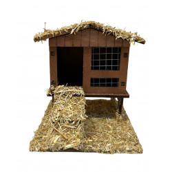 GALLINERO MADERA TEJADO 2...