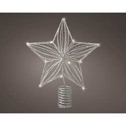 Estrella punta árbol LED