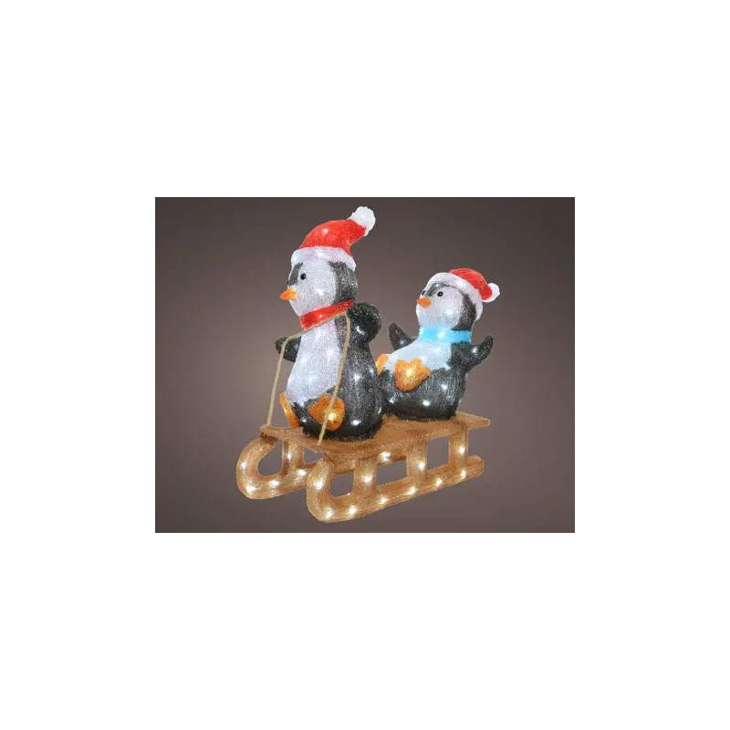 Pingüinos en trineo