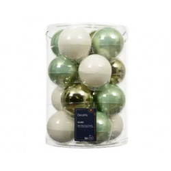 Set de 16 bolas 8cm