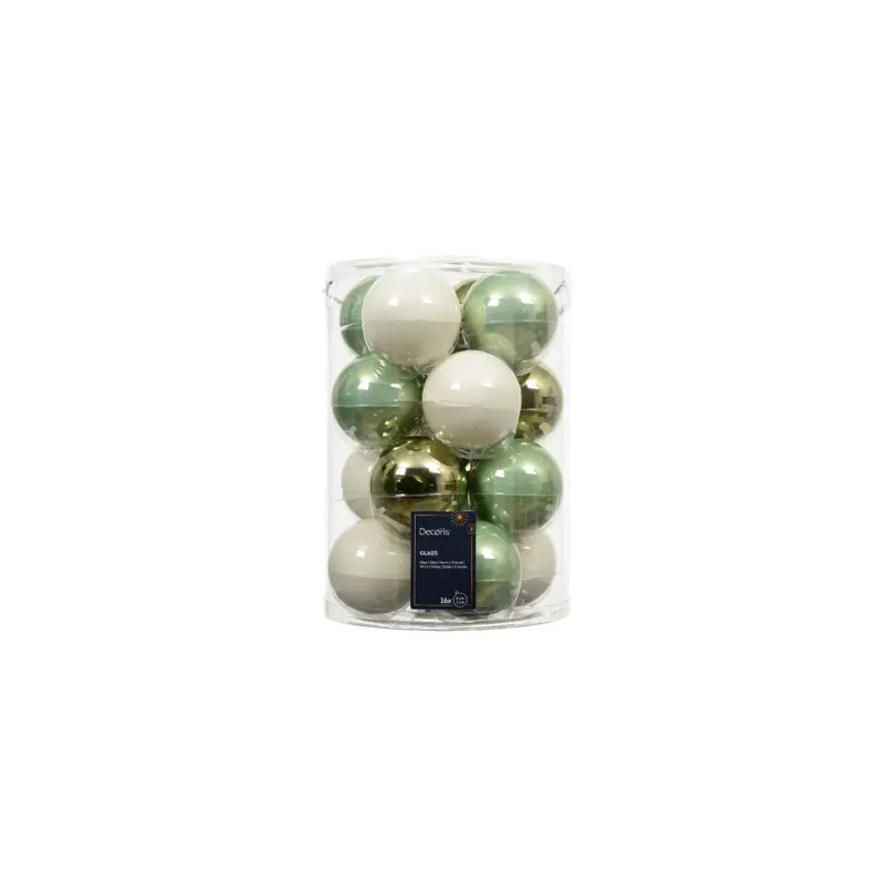 Set de 16 bolas 8cm