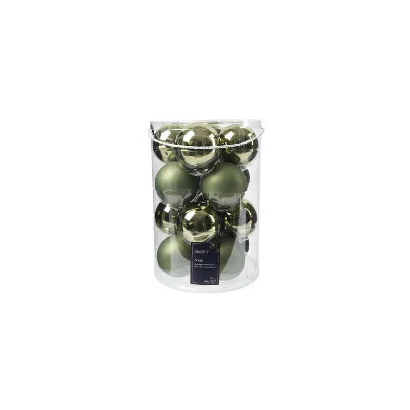 Set de 16 bolas 8cm